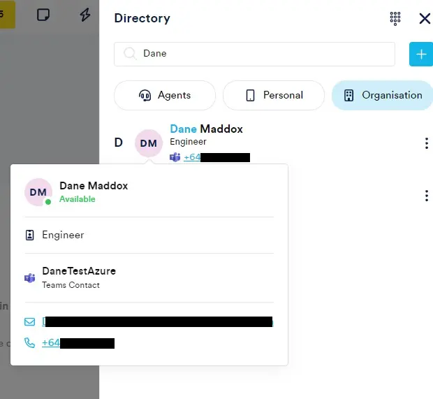 contact overlay